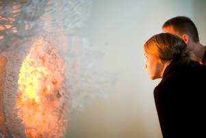 viewing in the galleries