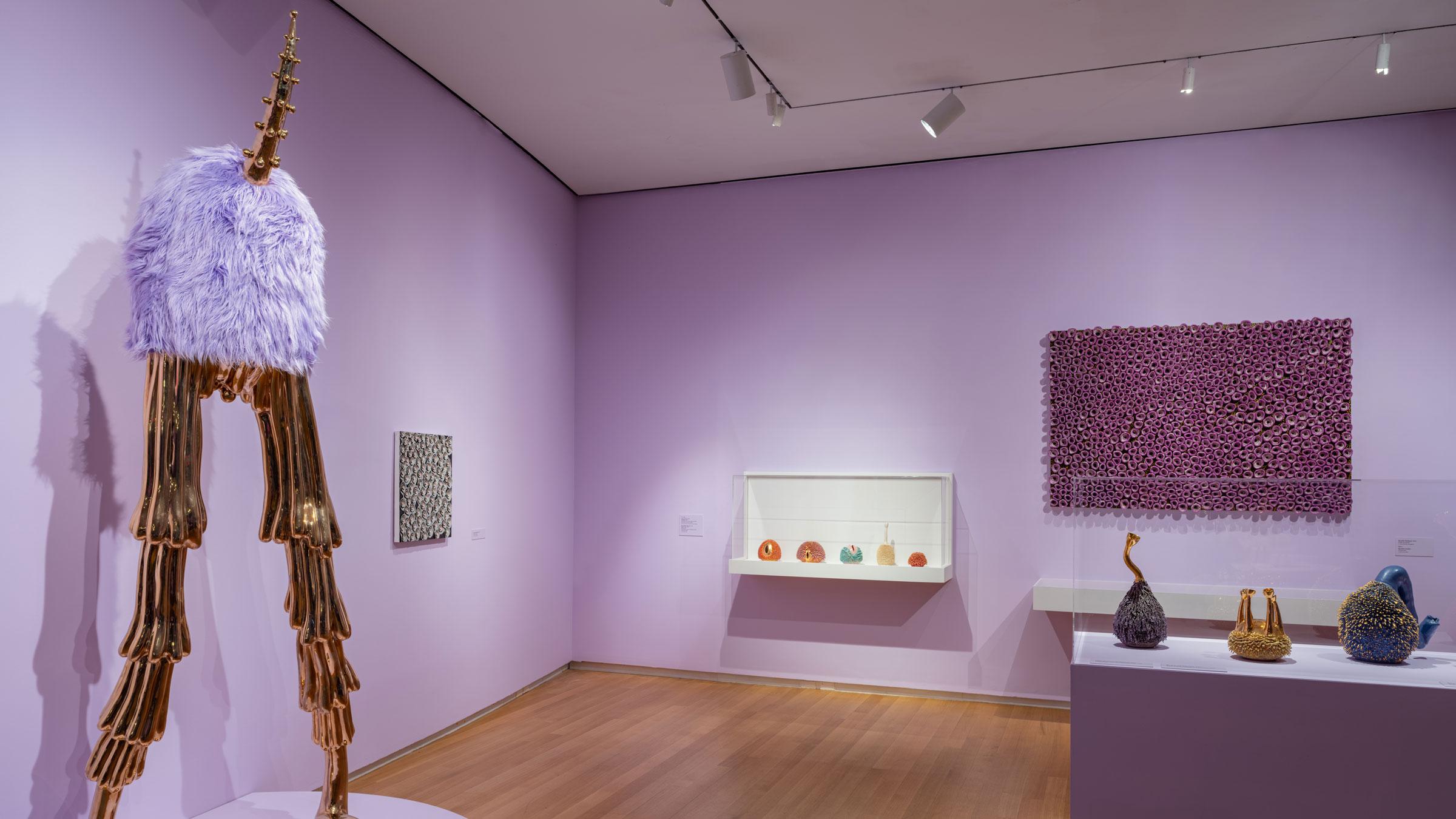 Installation shot of Haas Brothers Uncanney Valley at the Museum of Arts and Design