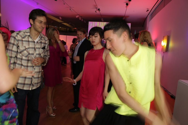 Second floor dancing at the FLUORESCENTBALL.