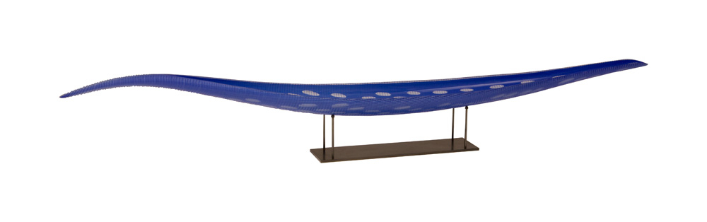 Lino Tagliapietra, Italian, born 1934; Endeavor, 2005: Glass 56 1/4 x 6 1/2 x 5 in. (142.9 x 16.5 x 12.7 cm) Museum of Arts and Design, Gift of the artist, 2008, 2008.63.2 Photo Credit: Ed Watkins