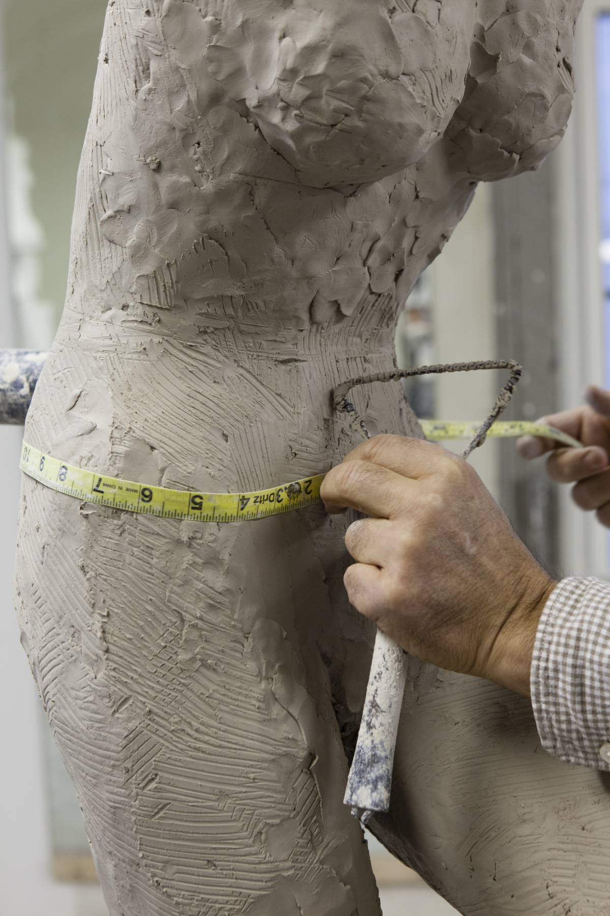 Mannequin Sculpture Being Measured, 2014: Collection of Ralph Pucci; Photo by Antoine Bootz