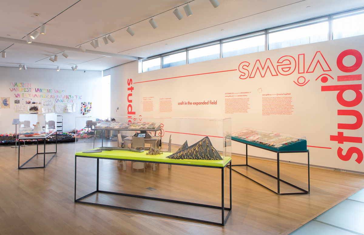 Installation view of