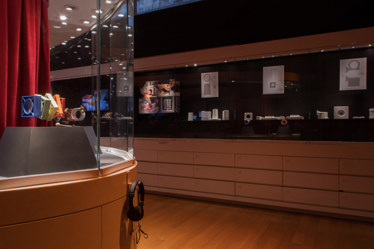 Installation view of