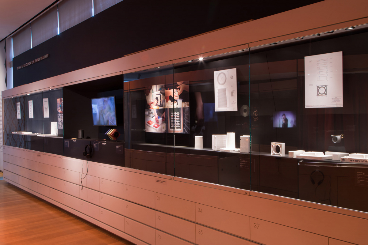 Installation view of