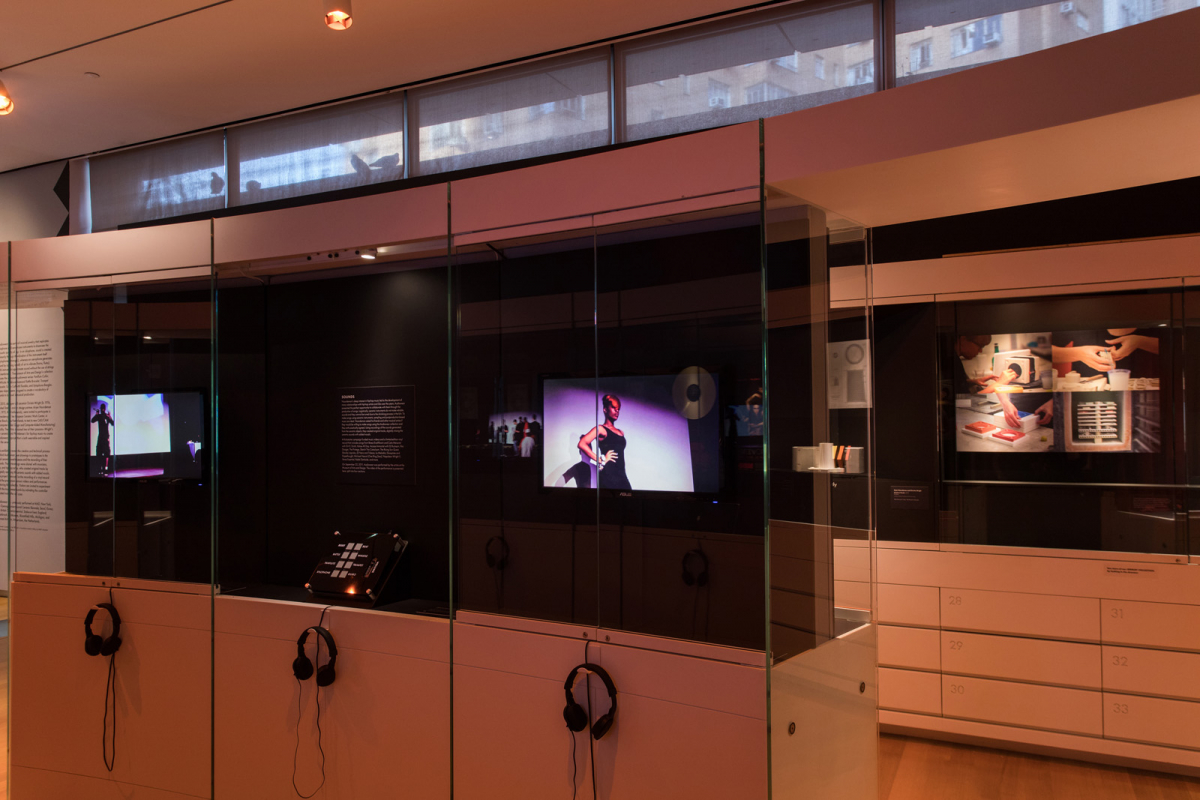 Installation view of