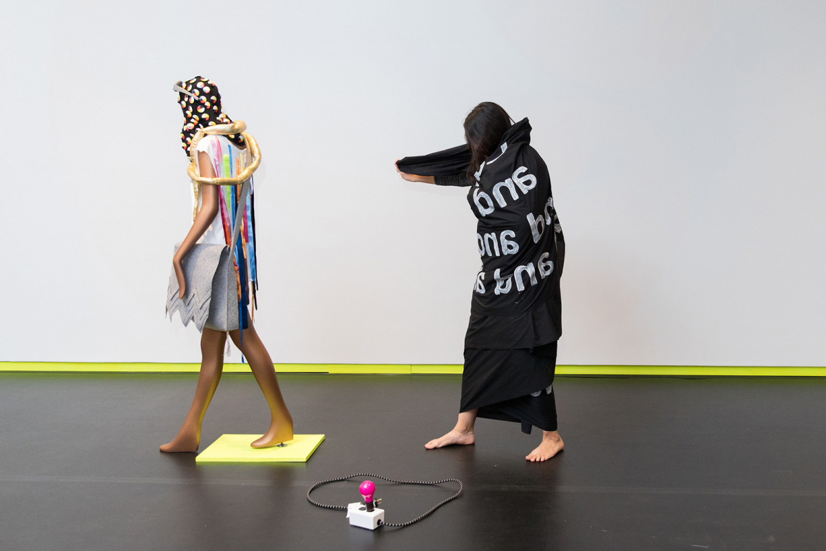 Installation view of