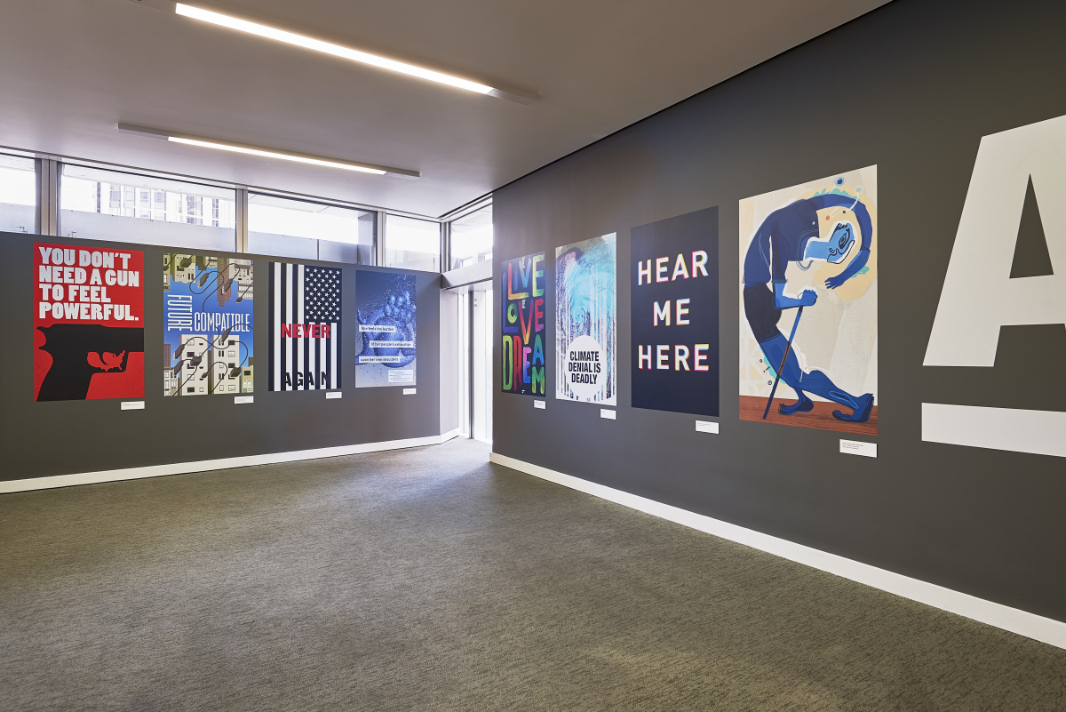 Installation View of AMPL!FY at the Museum of Arts and Design