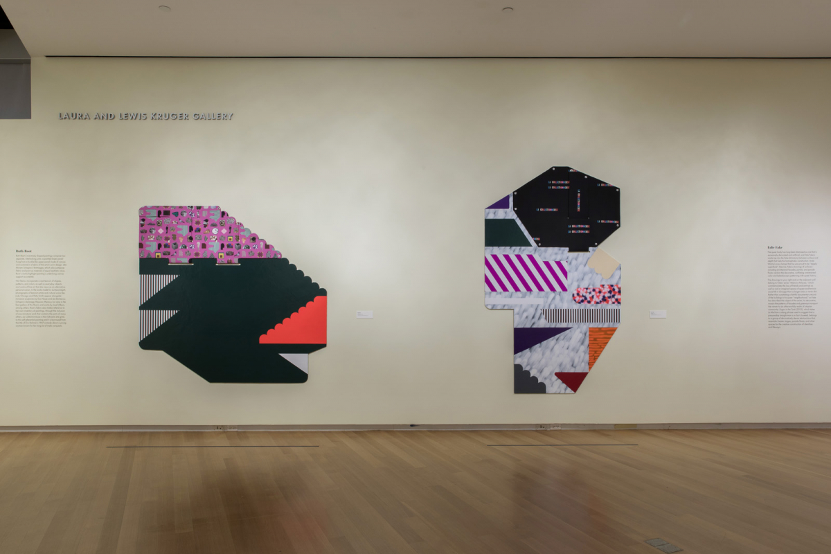 Installation view of <em>Surface/Depth: The Decorative After Miriam Schapiro</em>