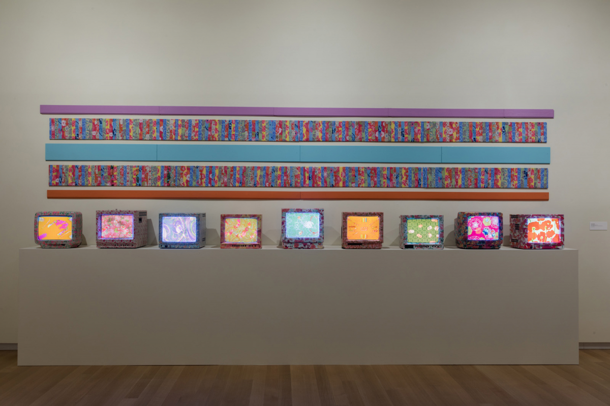 Installation view of <em>Surface/Depth: The Decorative After Miriam Schapiro</em>