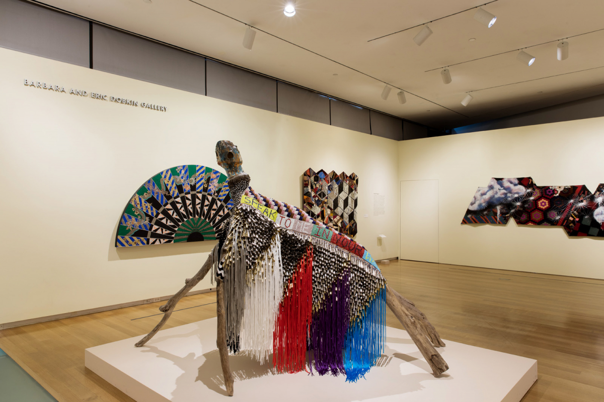 Installation view of <em>Surface/Depth: The Decorative After Miriam Schapiro</em>